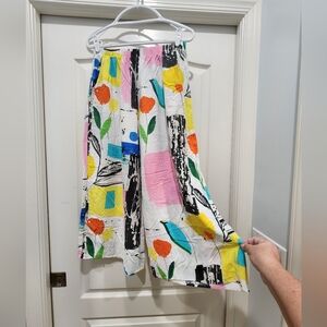 Bright Floral Funky Pants